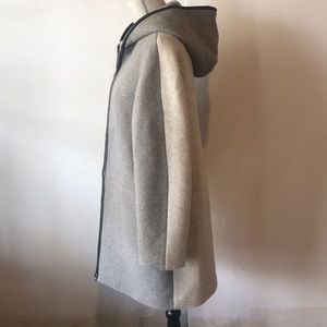 J Crew Hooded Stadium Coat
